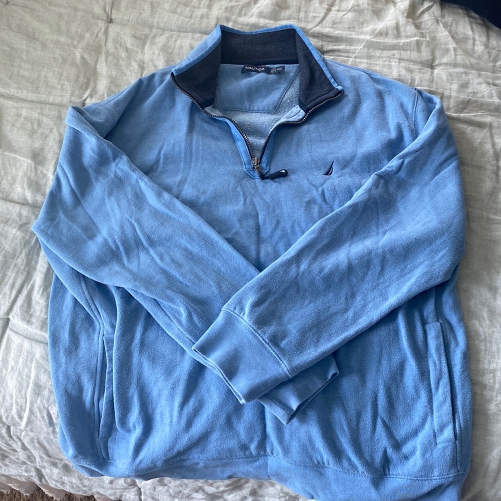 Nautical sweater pull over 2xl